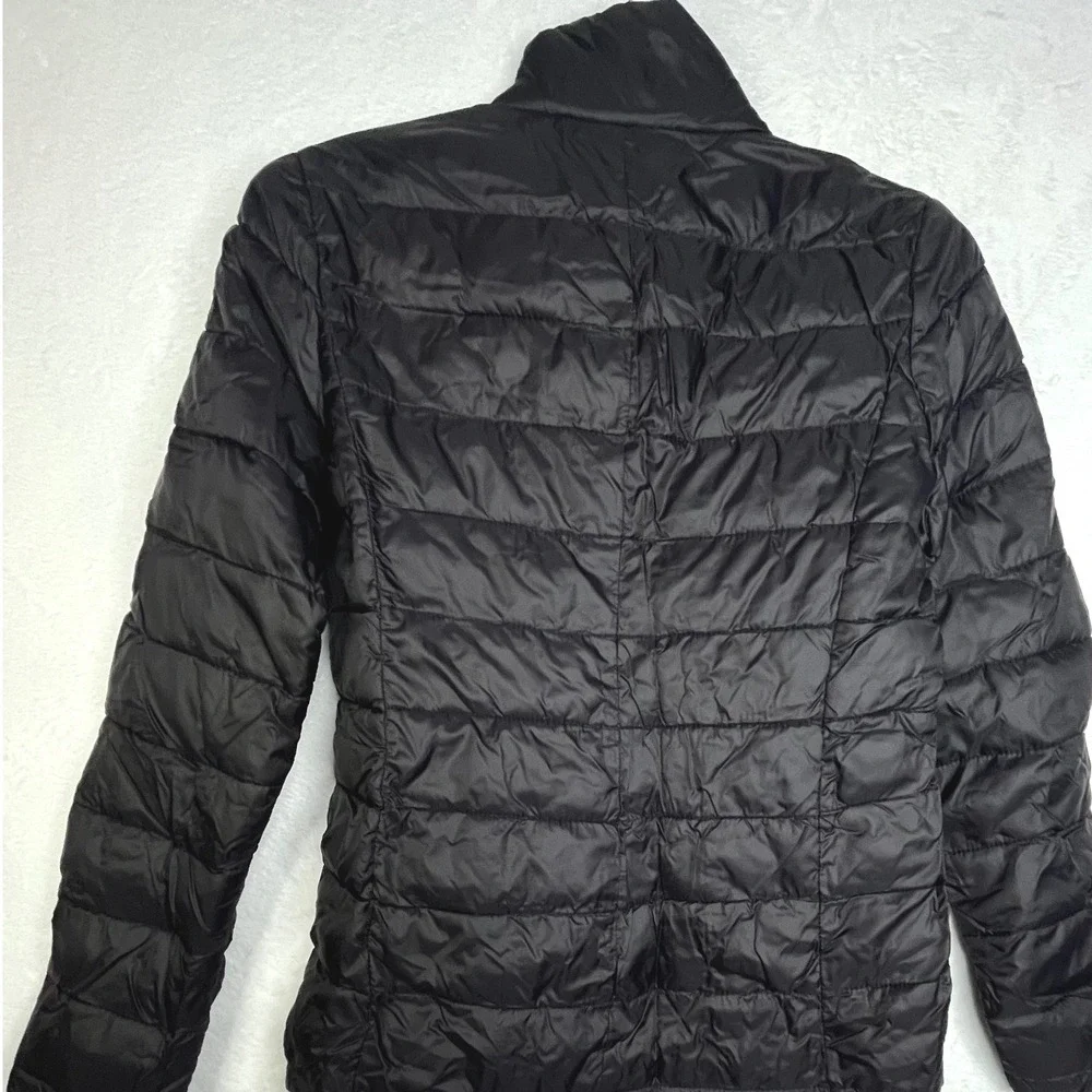 NFL Pittsburgh Steelers Puffer Jacket Women Small Black Yellow Quilt Zip Up - Picture 11 of 13